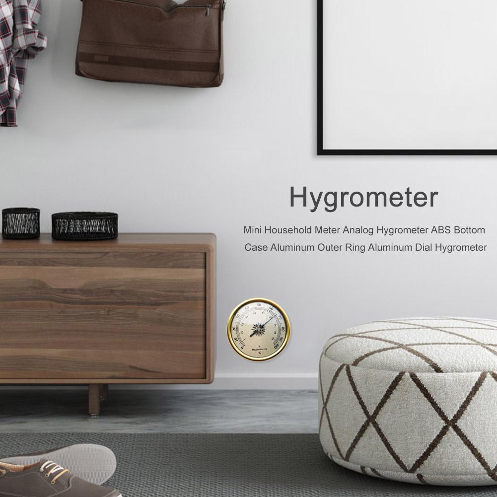 2 In 1 Humidity Temperature Meter Wall Mounted Clear Read Hygrometer Thermometer Instrument for Office Workshop School