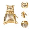 Cat Statue Animal Figurine Decor Holiday Decoration Resin Sculpture Desktop Ornament for Indoor