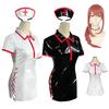 Chainsaw Makima Man Nurse Uniform Cosplay Costume Pu Suit Wig Carnival Halloween