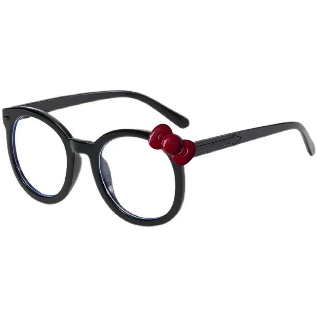 New Bowknot Eyeglasses Frame Pography Pure face Wonder Show Small subculture Cute anime Glasses