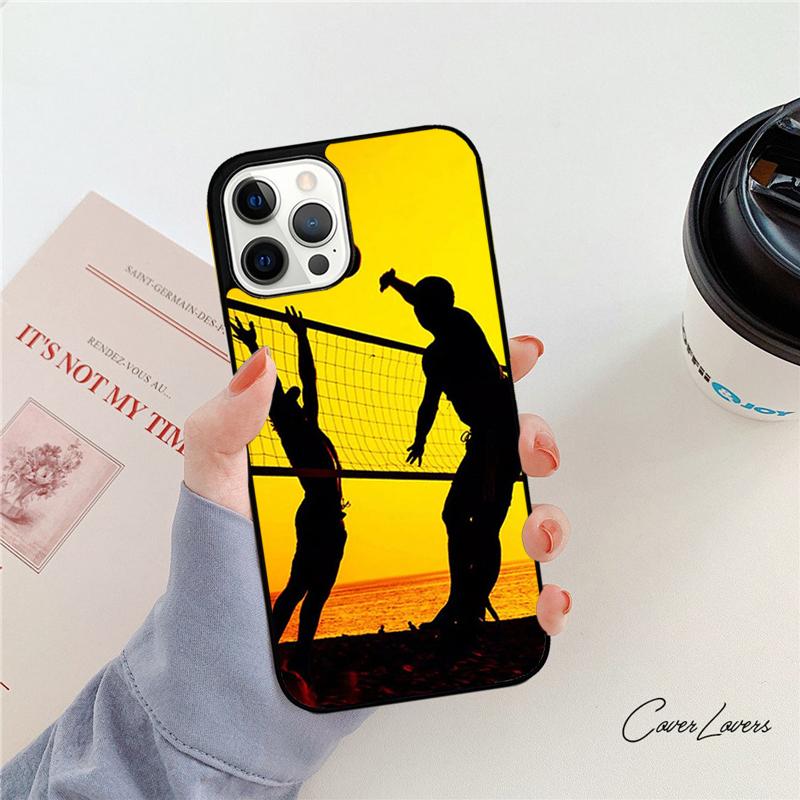 Volleyball Sport Phone Case For iPhone 17 Air 14 15 16 13 12 Max Cover For Apple iPhone 17 Air 11 Pro Max Plus Coque