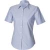 Henbury Womens/Ladies Oxford Classic Short-Sleeved Shirt