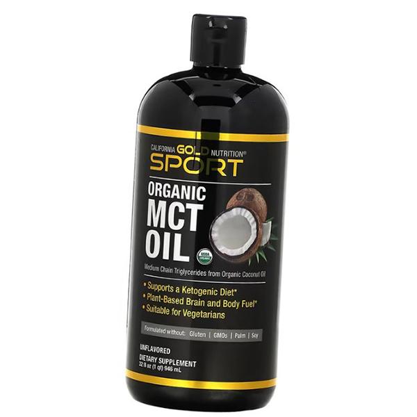 Органическое масло МСТ, Sports Organic MCT Oil, California Gold Nutrition (74427001)