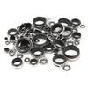 37PCS Multiple Sizes Fishing Rod Guides Stainless Steel Fishing Rod Eyes Ring  Rod Repair