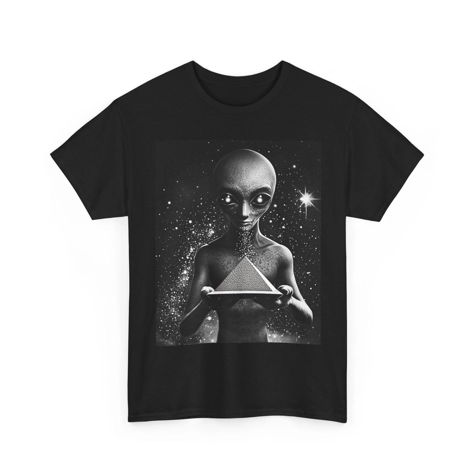 

ANCIENT ALIEN PYRAMID ART Tshirt TEE GIFT MEN DAD HUSBAND WOMEN CONSPIRACY SHIRT 3XL