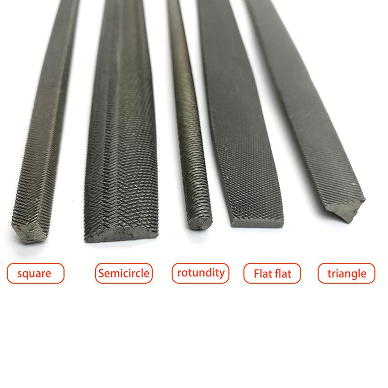 1/5Pcs 6 Inch Steel Files Set Flat/Round/Half Round/Triangle/Square For Metalworking Woodworking Steel Rasp File Flat