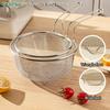 316 Stainless Steel Skimmer Draining Basket,Home Kitchen Noodle Strainer, Fine Mesh Boiling Noodles And Deep-Frying Filter Net
