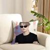 MMagic Man Cushion Cover Reversible Plush Pillow Cover Soft Fluffy  Home Decor for Sofa Bedroom