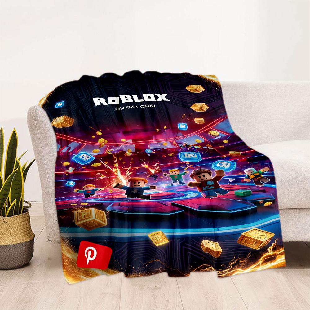 Roblox 392 Blanket Warmthful Decor Great for Sofa Bedding Bed Four Seasons Multipurpose Warmthful Decor Birthday Christmas Gift Blanket