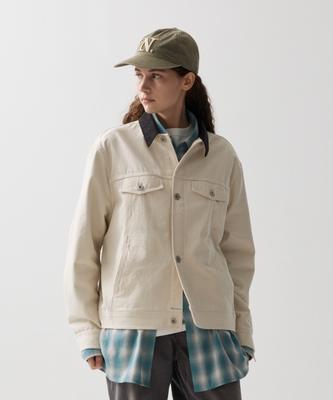 Namerclothing Basis Trucker Jacket Ecru