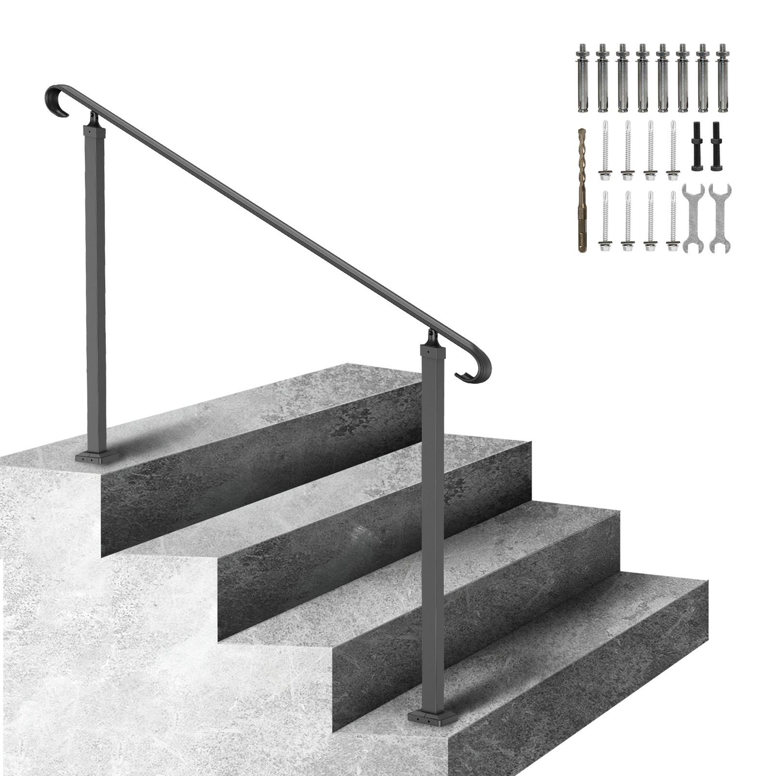 VEVOR Wrought Iron Handrail, Fit 2