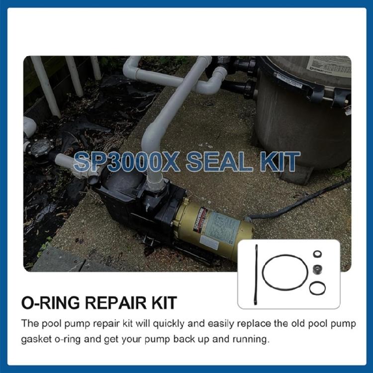Professional Pool Pump Seal Kit SPX1600Z2 Rubber Seal for SP3200EE Pump Series Multiple Models