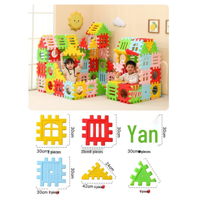 Large Building Blocks for Kindergarten: Educational Construction Toys for Classroom and Play Areas