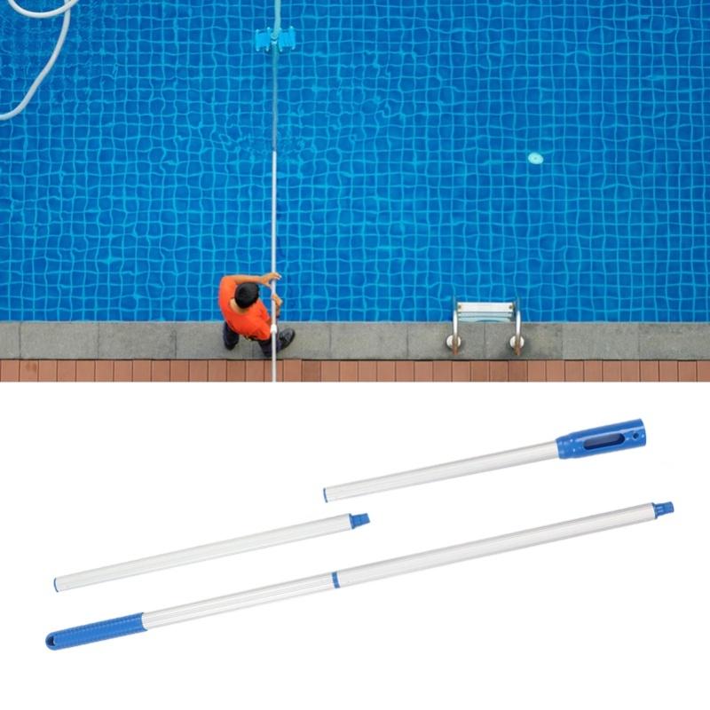 4 Section Aluminium Telescopic Pole 1.6 Meter Swimming Pool Pole Pool Cleaning Accessories For Skimmer Nets Vacuum Heads