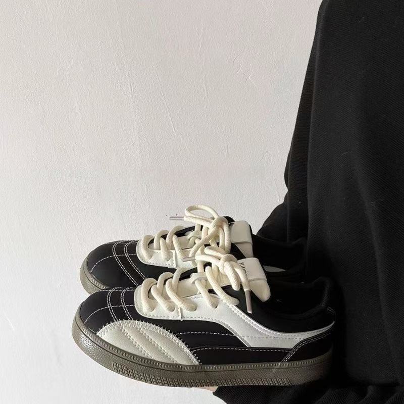 Chaussures de skate pour femmes nouvelles chaussures de printemps à plateforme polyvalentes de niche chaussures d'entraînement à la dopamine