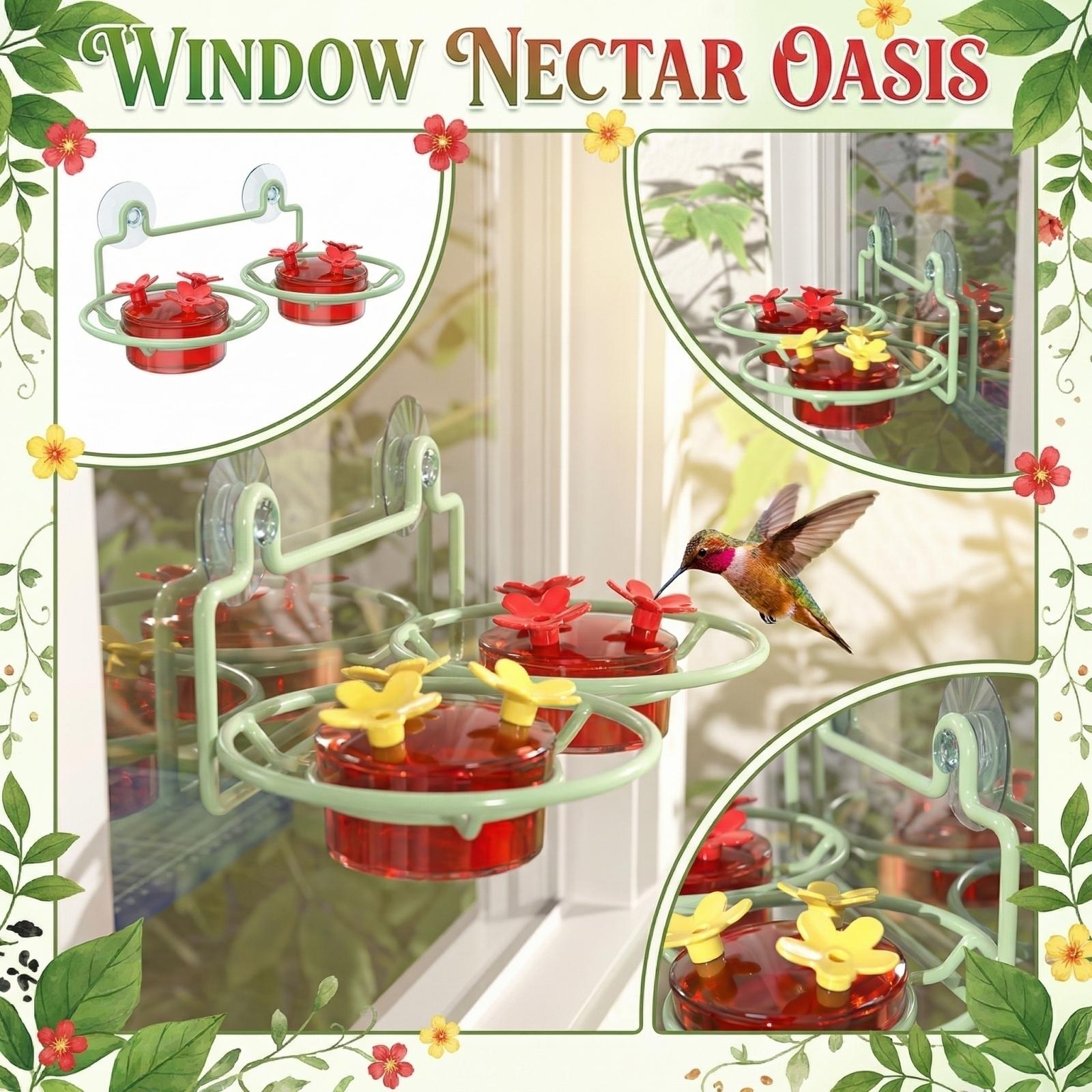 

Small Window-Mounted Outdoor Feeder One Size зелёный