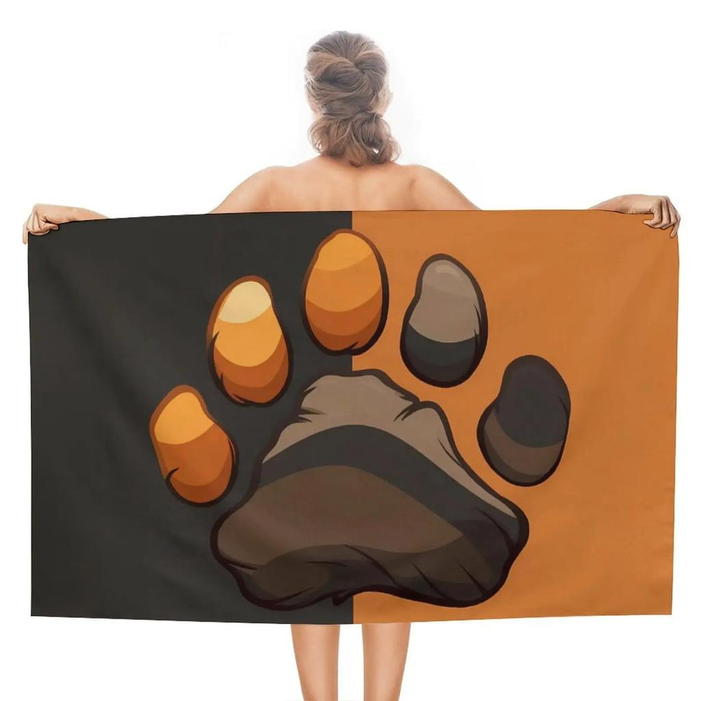 Bear Pattern Beach Towels Quick Dry Oversized Beach Blanket Sand Free Travel Swimming Yoga Bath Towel For Adults And Kids