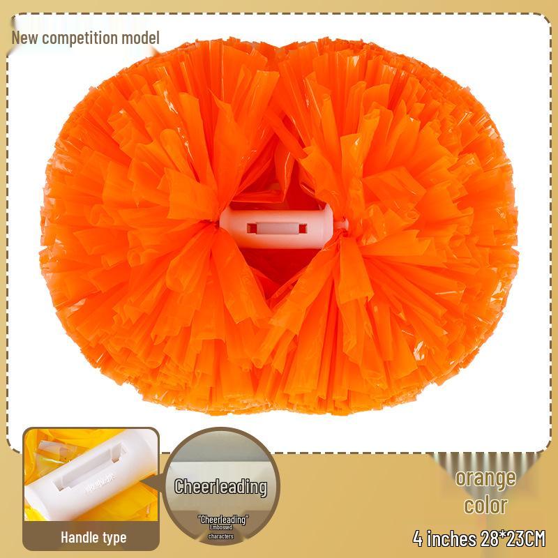 Competition-Style Cheerleading Pom-Poms for Dance Performance
