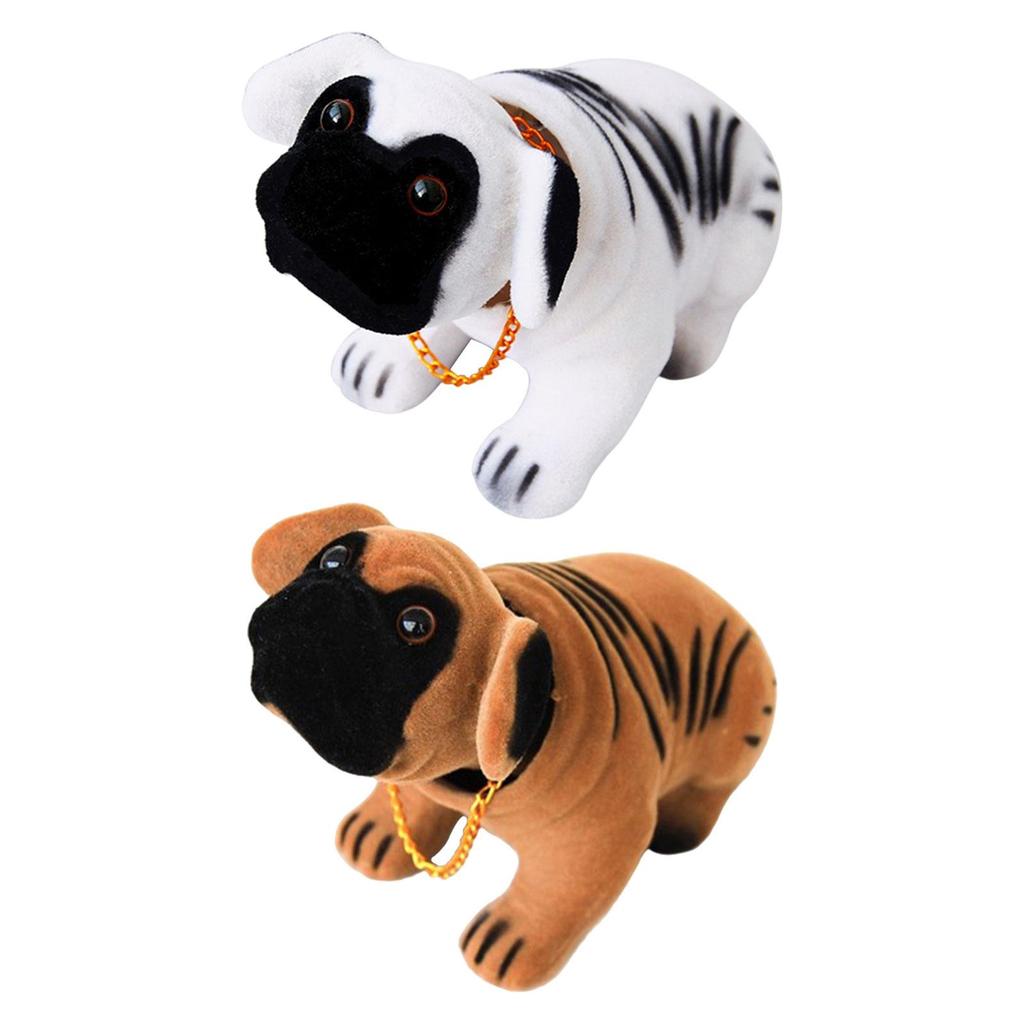 Figura de Cachorro Balançante Boneco de Carro Acessório Engraçado Presente Criativo para Painel de Carro Sala de Estar Mesa