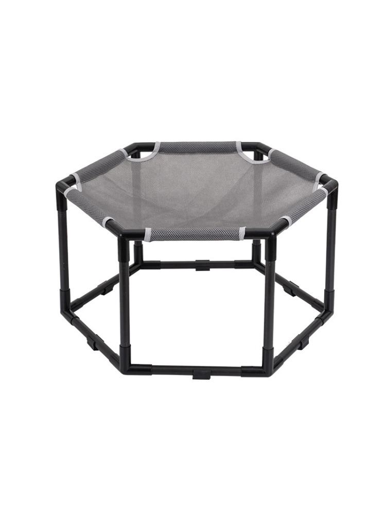 

Кровать для кошки Влагозащищенный домик На возвышении Четыре сезона Кошачья Съемная и моющаяся Без складывания Кровать для питомца Товары для питомцев Cat hammock small серый