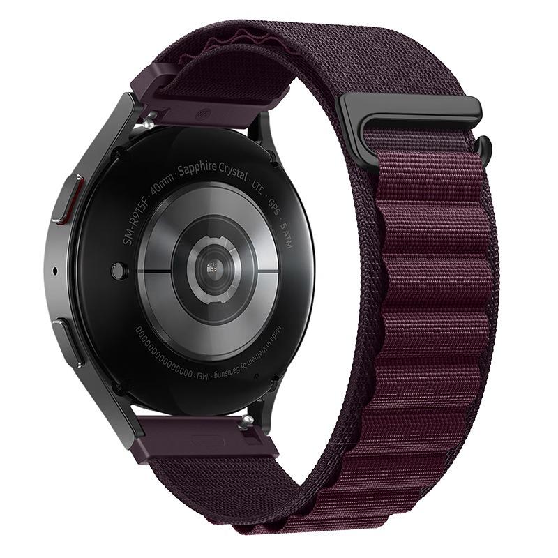 20mm 22mm Nylon Alpine Loop Strap For Samsung Watch 7 6 5 4/Huawei Watch 5/4/3/GT5-4-3 Pro Wristband Amazfit Active 2/Bip 6 Band