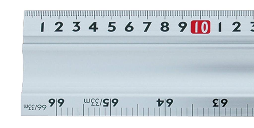Shinwa Sokutei Aluminum Cutter Ruler Cutting Master 2m W Left Base Point 65091