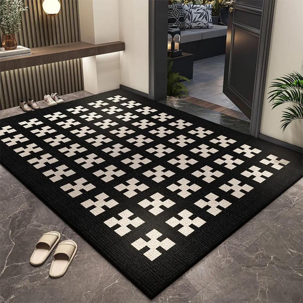 Simple entry door floor mat, entrance door foot mat, advanced gate carpet dust removal and soil door mat can be customized