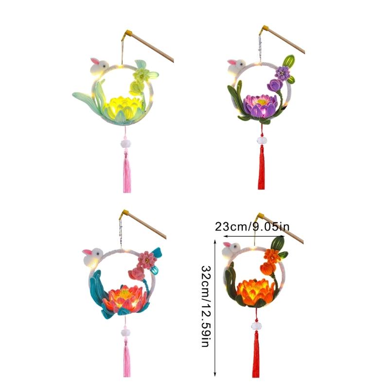 Lovely Rabbit Shape Handmade Twisting Bar Flower Light Fashion Home Accessory for Bedroom Living Room Decoration