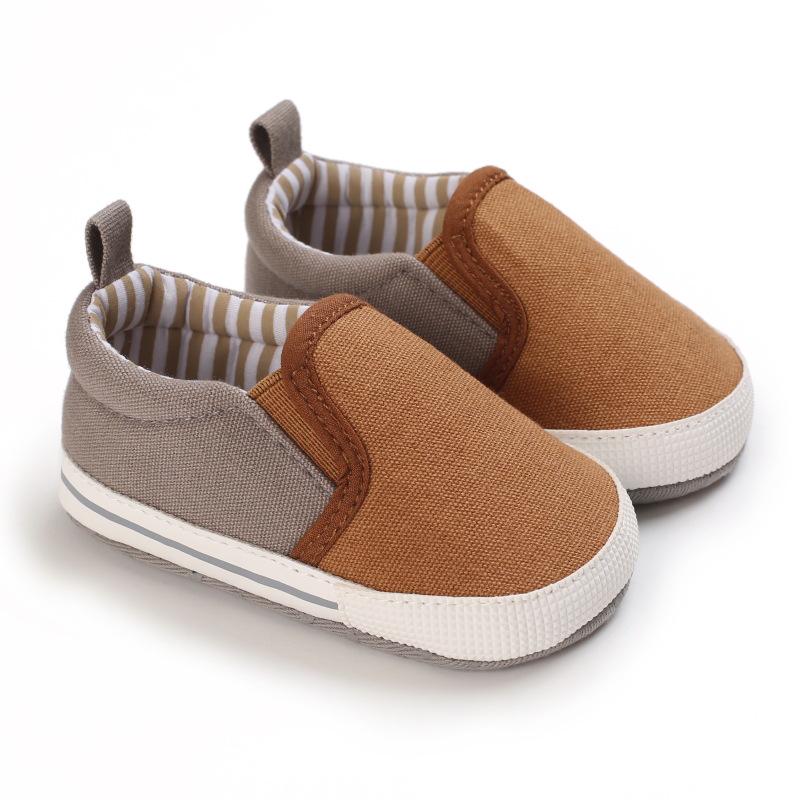 Весенне-осенние мягкие ботиночки для малышей (0-1 год) 12CM Sole/45g коричневый