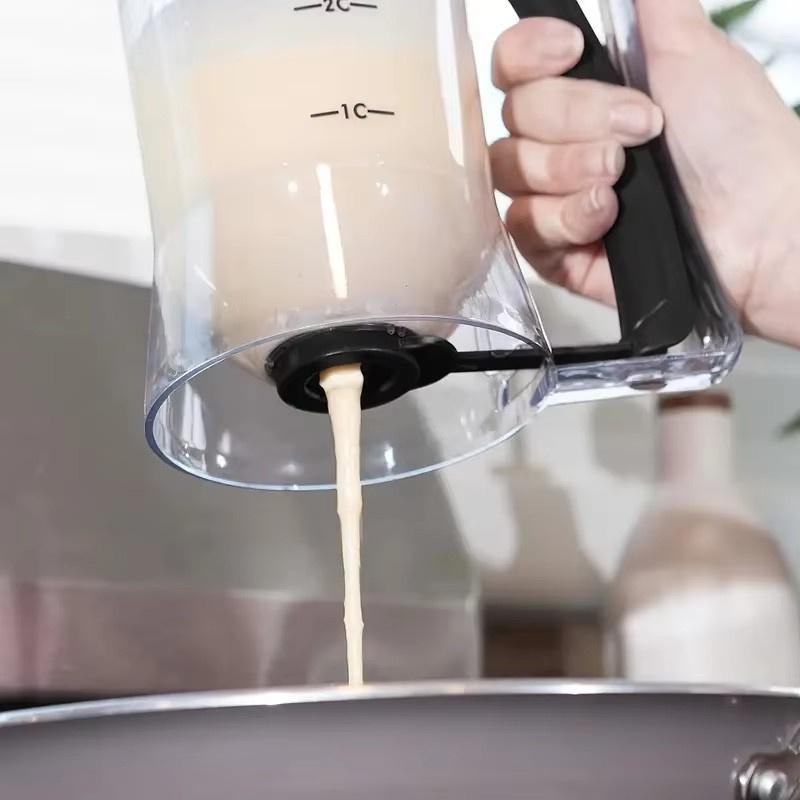 Cupcake Batter Dispenser - Designed for Easy Pouring - Non-Stick And Space-Efficient Ideal for Making Waffles Cakes and Pancakes