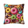 Colorful Candy Donuts Throw Pillow Case Cm Home Decoration Cushion Cover Velvet Polyester Pillowcase Doublesided Printing