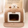 Dog house A small-sized pet house that can be easily washed provides warmth in winter closed-type house all seasons for sleeping