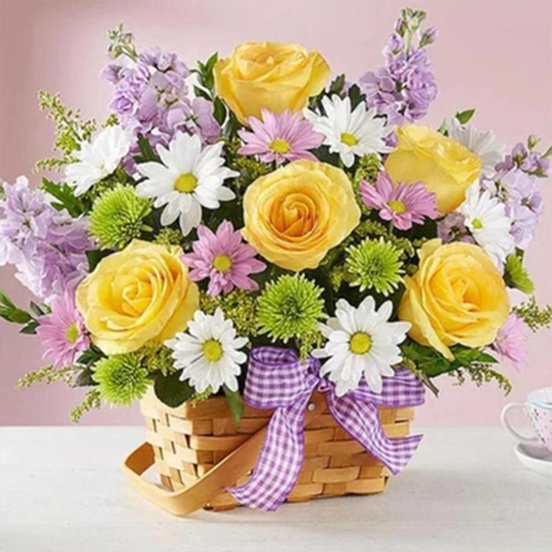 Diamond Painting Flower Full Drill Square/Round Diamond Embroidery Mosaic Picture Of Rhinestones Wall Art Handmade Gift