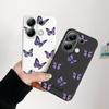 Butterfly Patterned Soft Silicone Case For Samsung A55 A35 M35 Xiaomi Redmi Note 13 Pro iPhone Huawei Honor Realme Camera Protective Shockproof Cover