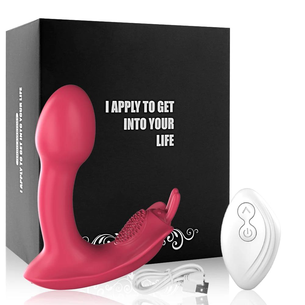 Small Dildo Vibrator for Women Remote Control Clitoris Stimulator G-Spot Massager Female Wear Sex Toys for Adults 18+