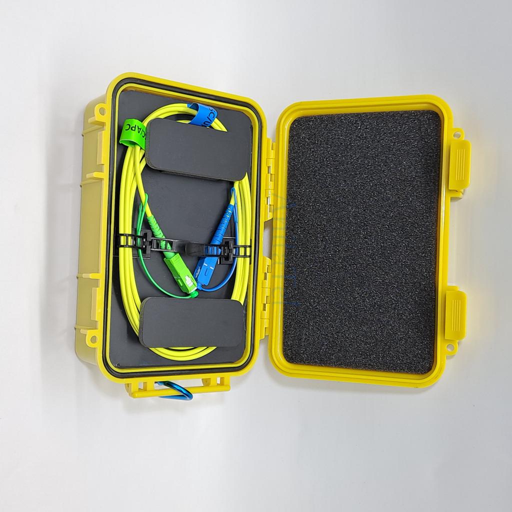 Fiber Optical Launch Cable Box 1000KM OTDR Blind Zone Eliminator Box SC/APC-SC/APC SC/UPC-SC/APC SM 1310/1550nm Fiber Rings