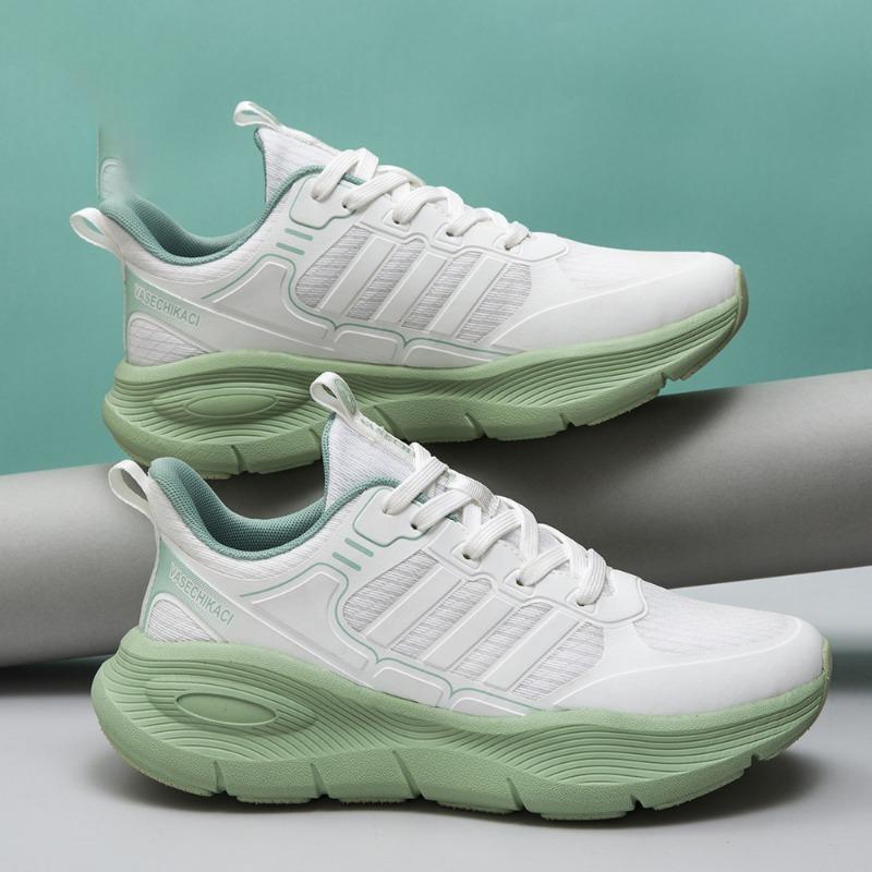 New men's platform casual shoes trendy men's shoes fashion sports shoes breathable mesh lightweight travel shoes