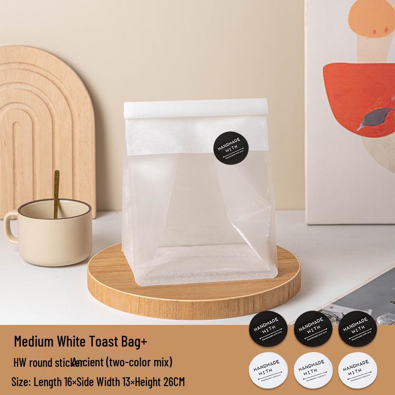 450g Self-Sealing Bread Bags for Sliced Toast & Croissants