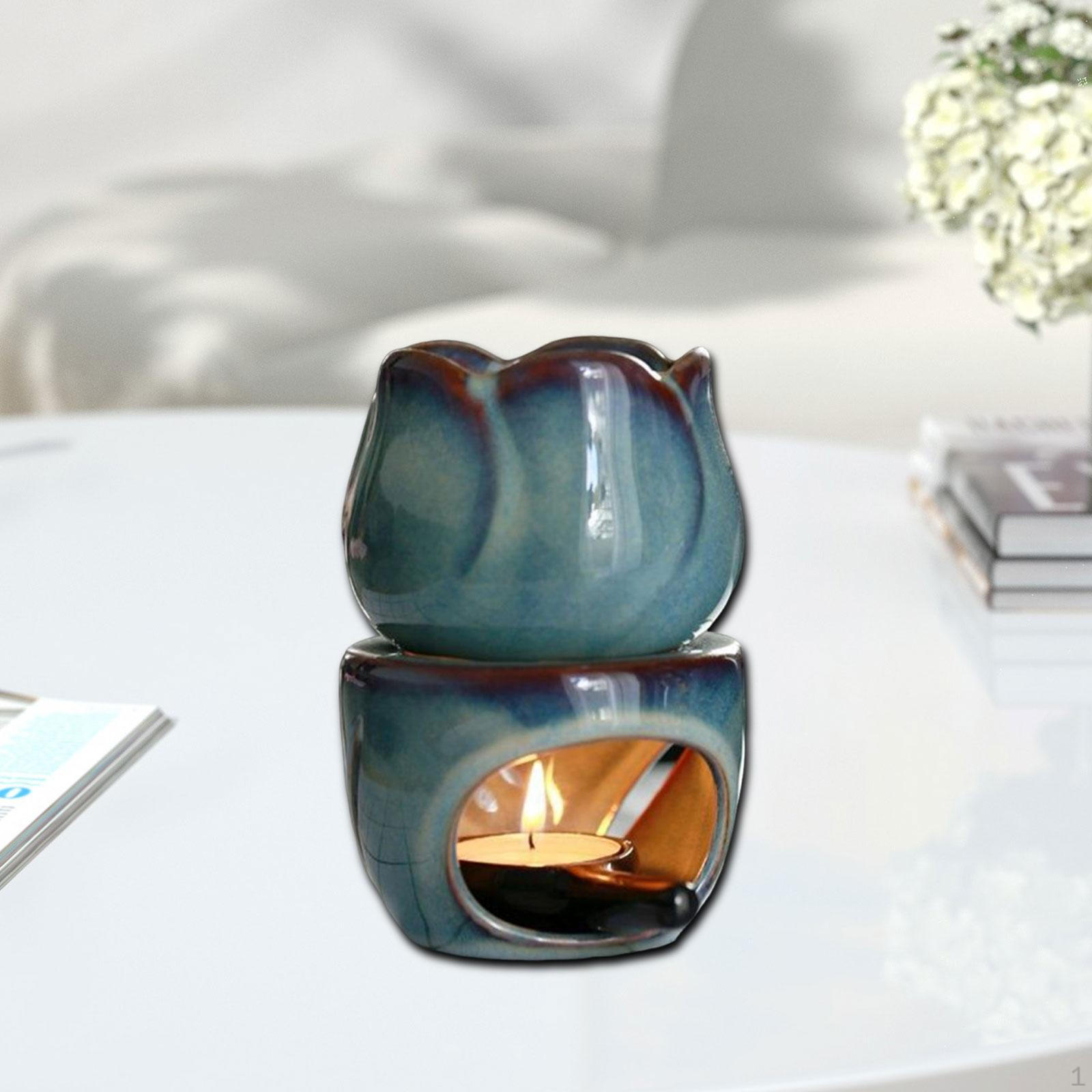 

Керамическая лампа для эфирных масел Аромадиффузор Декоративный Универсальный для Blue Flower