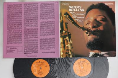 LP Record SONNY ROLLINS - Vol 5: Now's The Time! / Vol 6: The FPL27036 RCA France Jazz Used