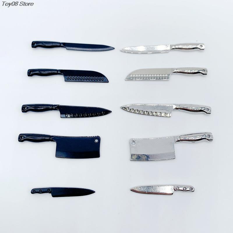 1 Set Doll House Mini Kitchen Knife Cooking Utensils Model For Dollhouse Kitchen Furniture Decoration Accessories Toy