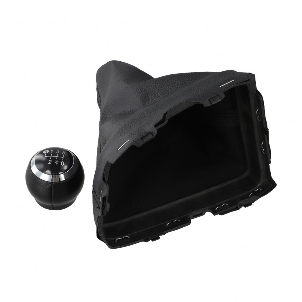 High Performance 6 Speed Leather Gear Shift Knob and Dust Cover for Toyota Cars