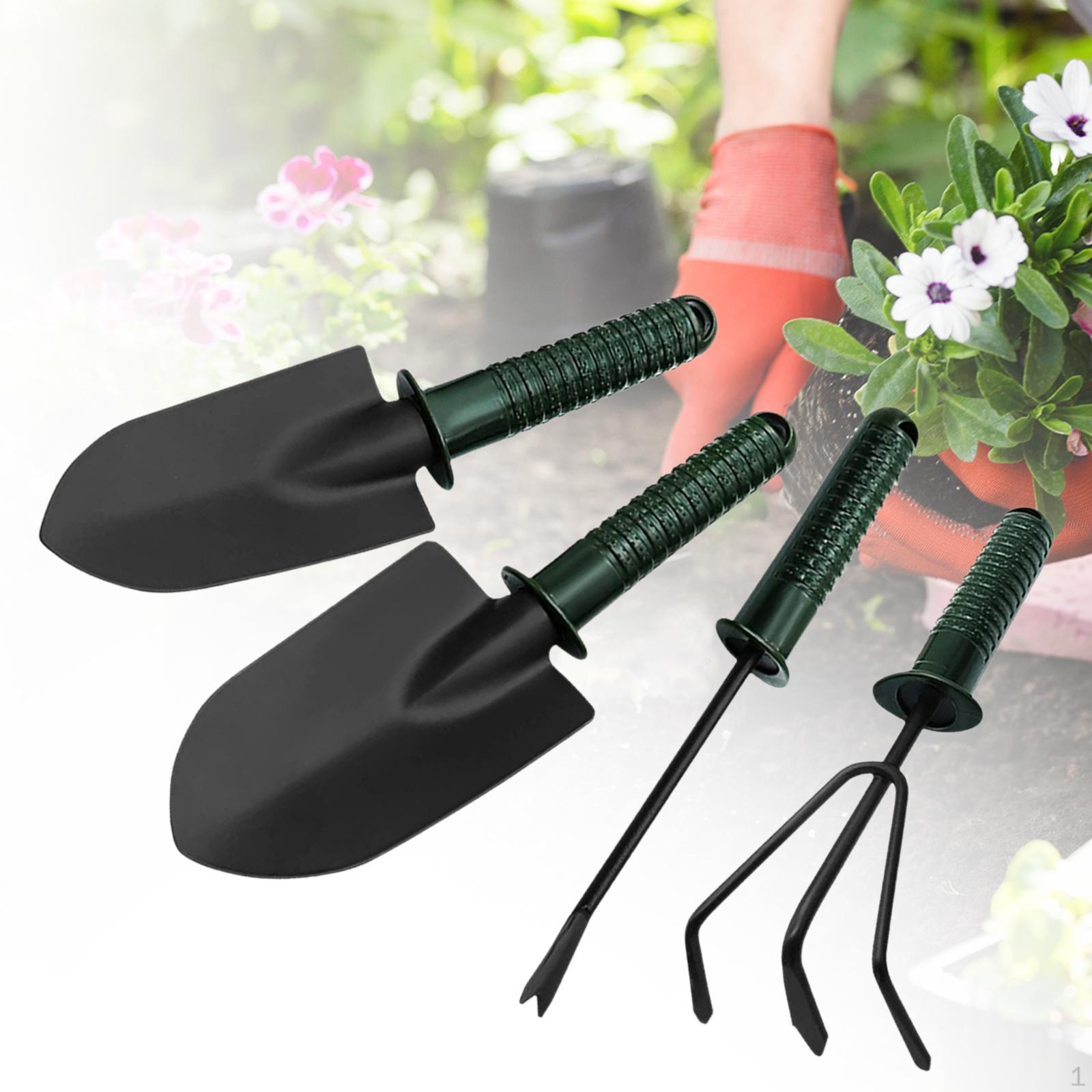 4x Small Tool Set Garden Accessories Rake Planting Tools Outdoor Bonsai Gardening for