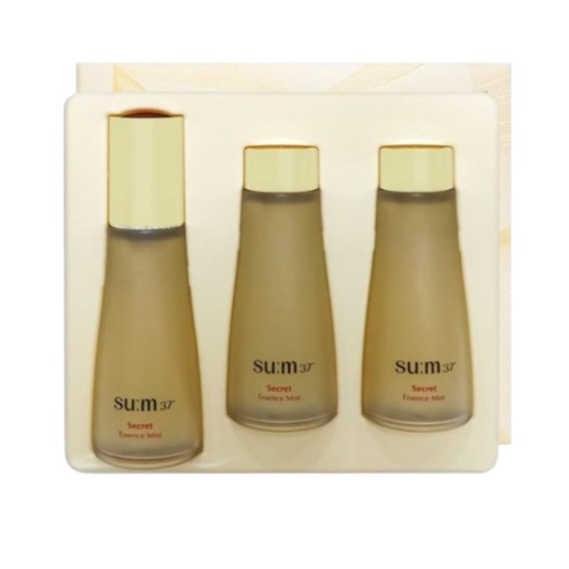 SU:M37 Secret Essence Mist 60ml 3pcs Moisture Green tea Gold Lemon Korea Beauty