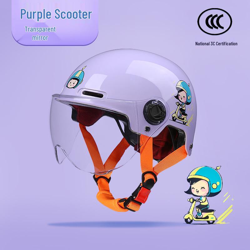 3C Certified Children's Summer Helmet for Electric Bicycles, Boys and Girls Ages 2-14, Suitable for All Seasons