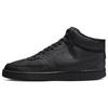 Court Vision Mid Next Nature Triple Black Herren-Sneakers DN3577-003