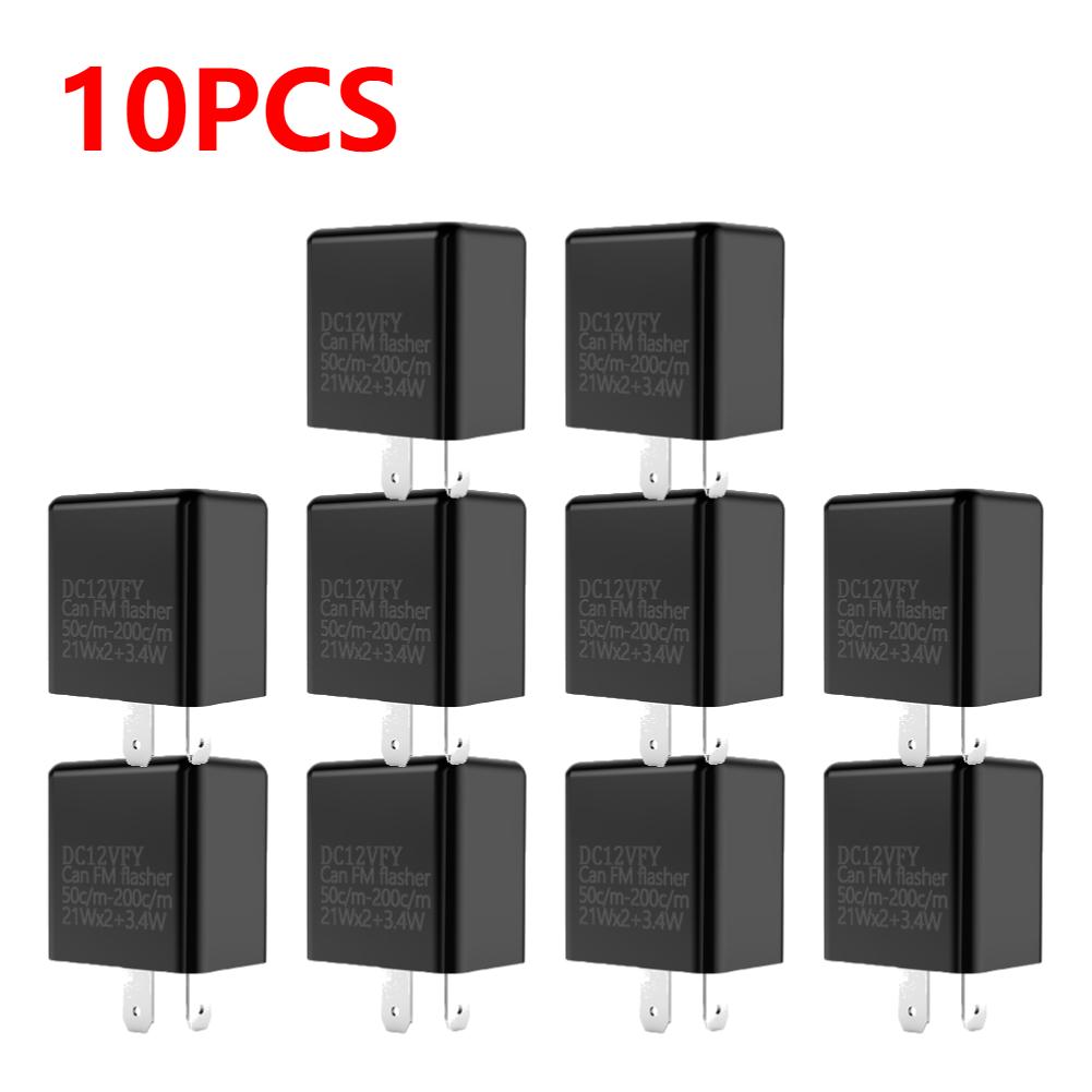 20-1pcs Fix Motorcycle Flasher High Power DV 12V Relay Adjustable Motorbike Flasher Multiple Protection LED Turn Indicator