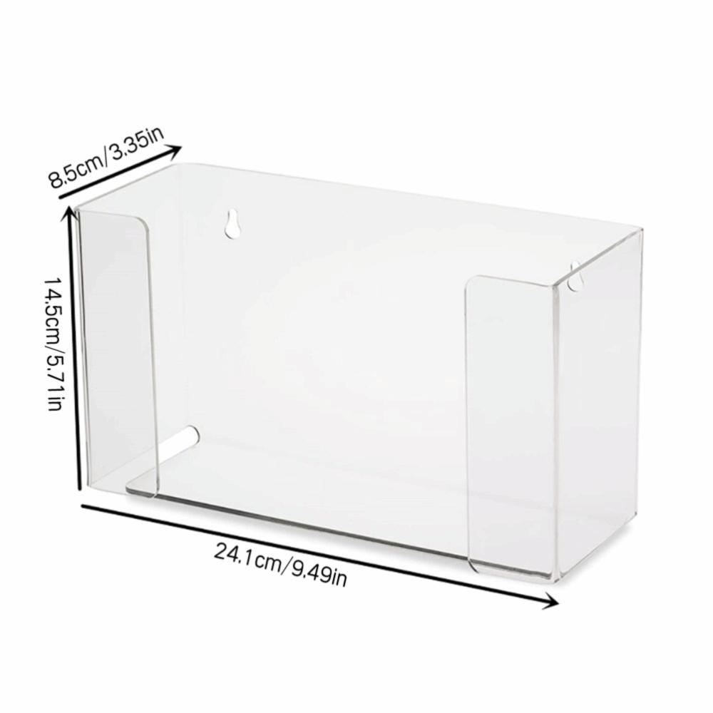 Dustproof structure Glove Dispenser Acrylic material Acrylic Organizer Catering service