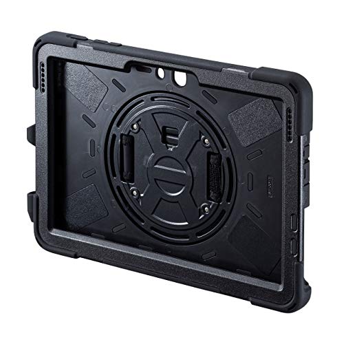 SANWA SUPPLY Surface Go 2 Shockproof Case (with Handle, Stand, and Shoulder Strap) PDA-SF7BK