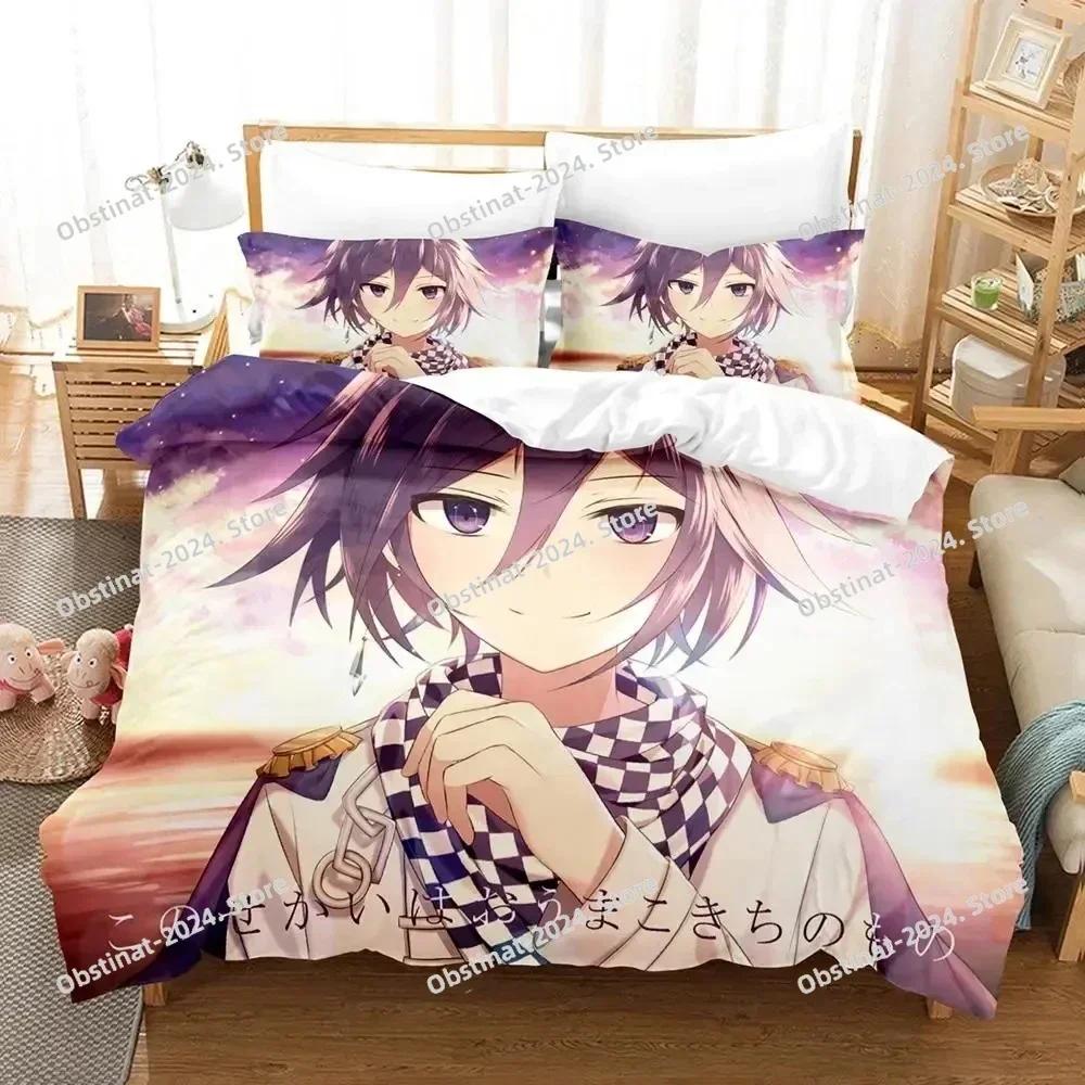 Top Anime Danganronpa V3 Chiaki Nanami Bedding Set Printed single Comforter Duvet Cover Pillow Case 3 Pieces Set Kids Adult Size